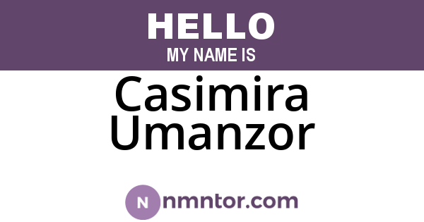 Casimira Umanzor