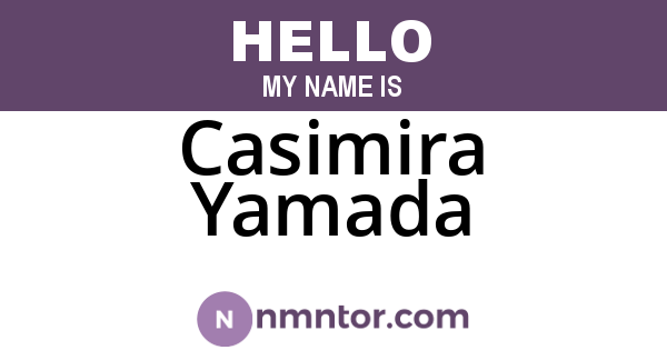 Casimira Yamada