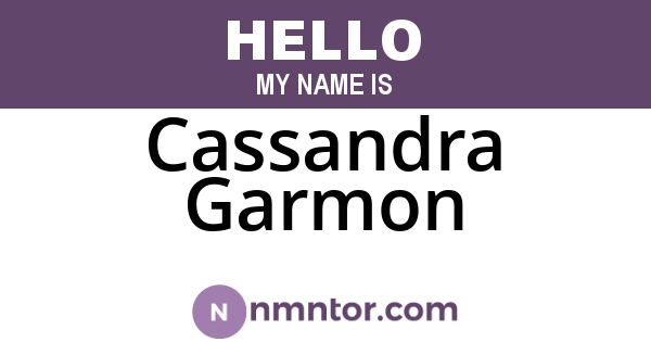 Cassandra Garmon