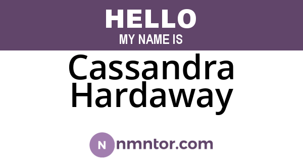 Cassandra Hardaway