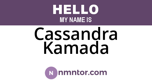Cassandra Kamada