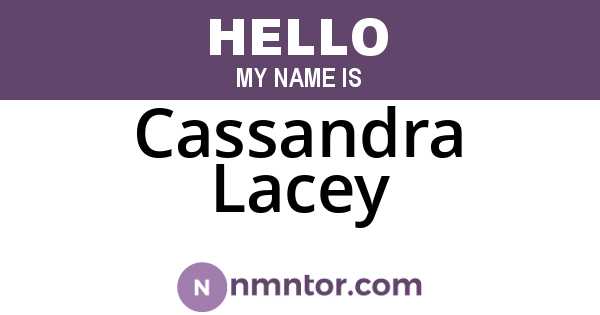 Cassandra Lacey