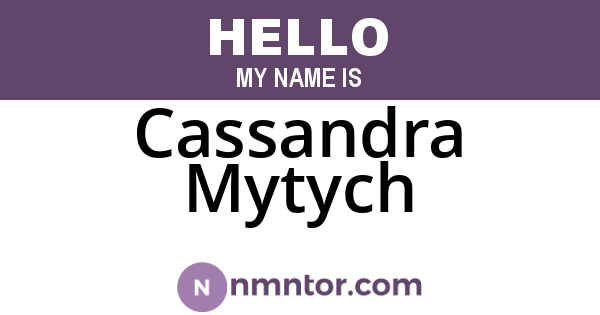 Cassandra Mytych