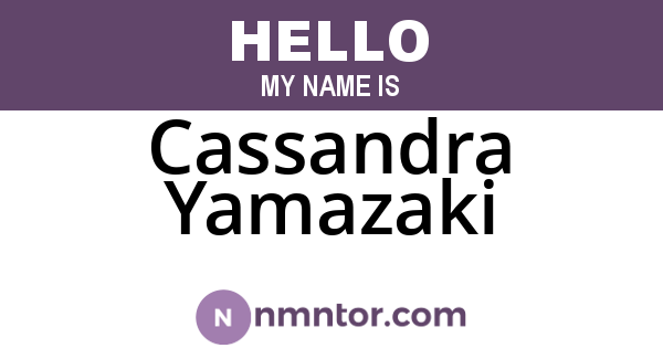 Cassandra Yamazaki