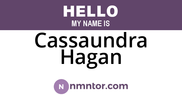 Cassaundra Hagan