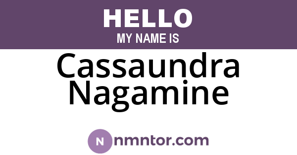 Cassaundra Nagamine