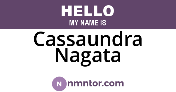 Cassaundra Nagata