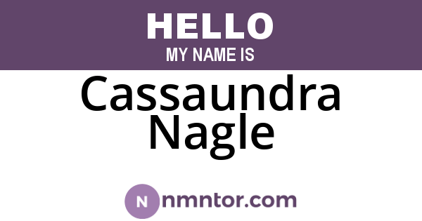 Cassaundra Nagle