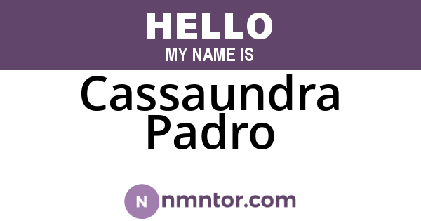 Cassaundra Padro