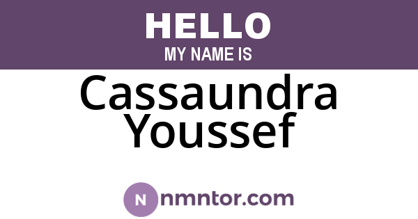 Cassaundra Youssef