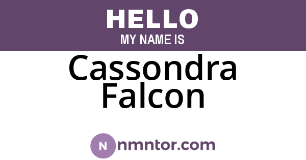 Cassondra Falcon