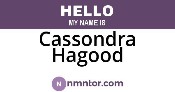 Cassondra Hagood