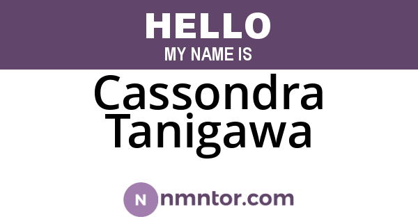 Cassondra Tanigawa