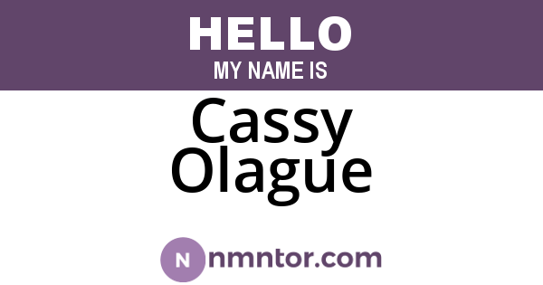Cassy Olague