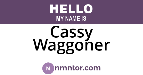 Cassy Waggoner