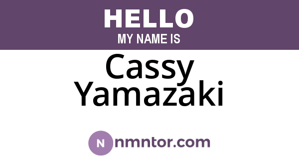 Cassy Yamazaki