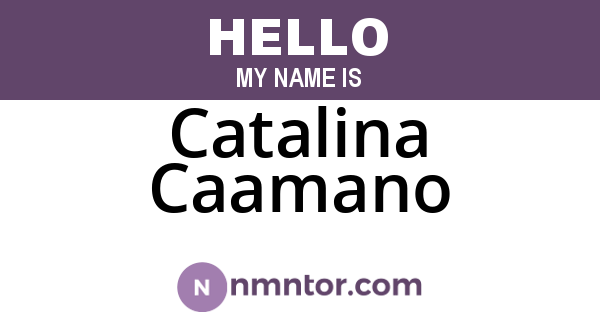 Catalina Caamano