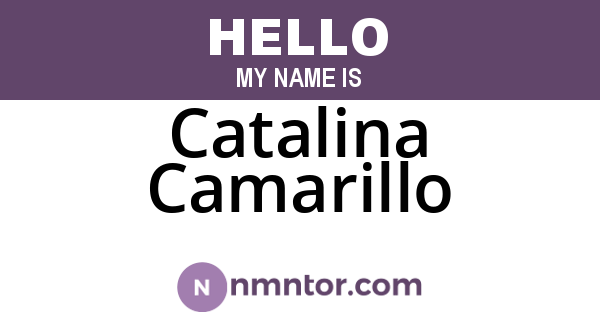 Catalina Camarillo