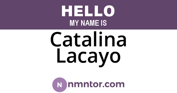 Catalina Lacayo
