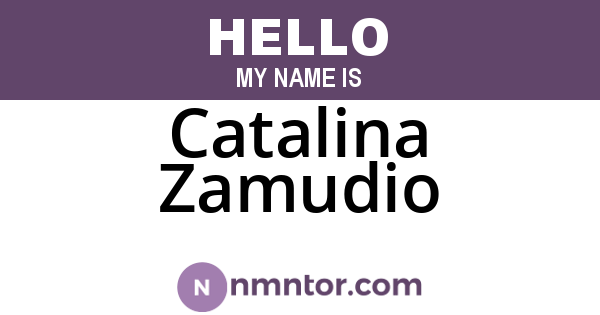Catalina Zamudio