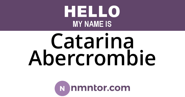 Catarina Abercrombie
