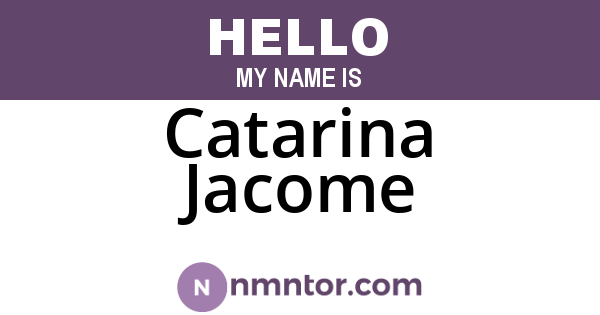 Catarina Jacome