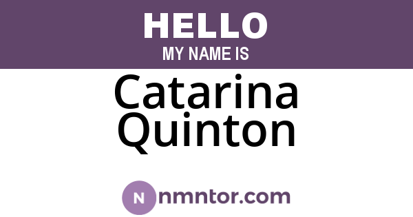 Catarina Quinton