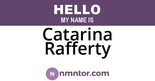 Catarina Rafferty