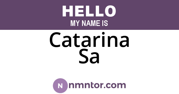 Catarina Sa