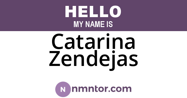Catarina Zendejas