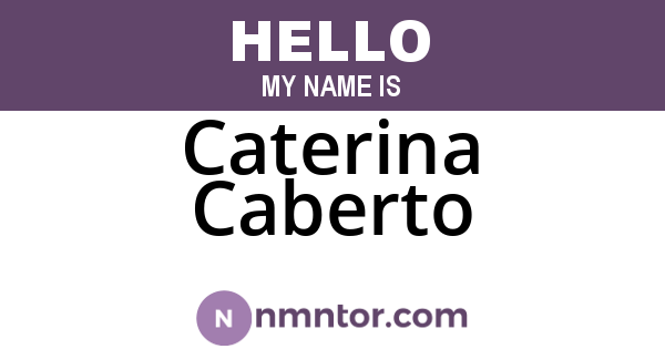 Caterina Caberto