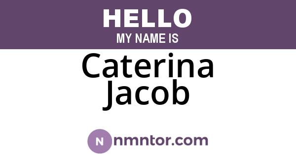 Caterina Jacob