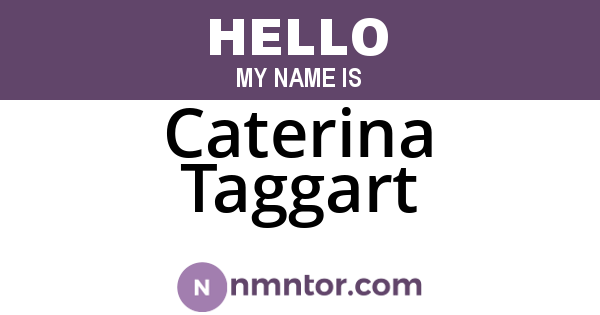 Caterina Taggart