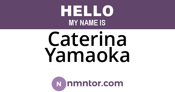 Caterina Yamaoka
