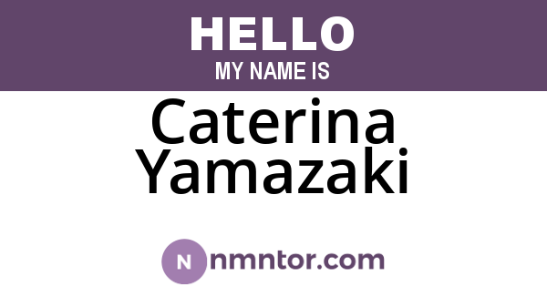 Caterina Yamazaki