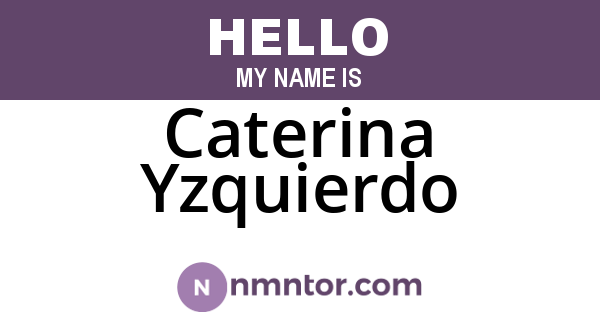Caterina Yzquierdo