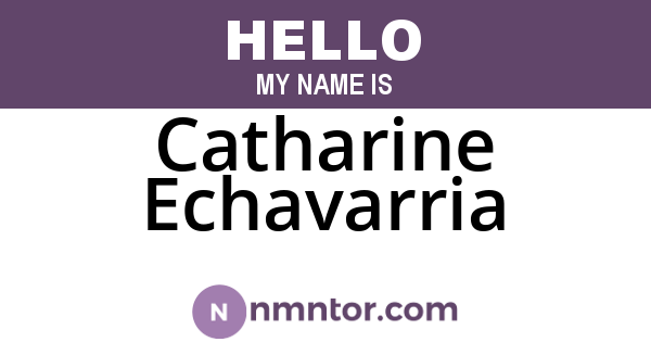 Catharine Echavarria