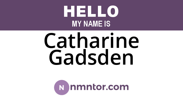 Catharine Gadsden