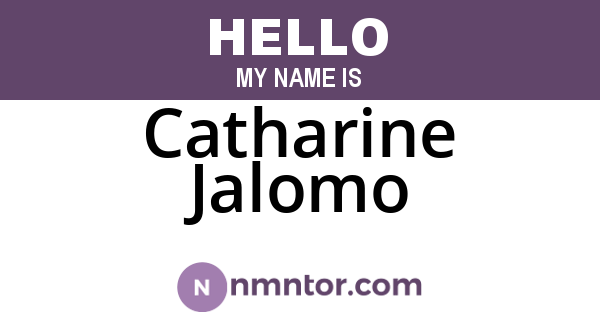 Catharine Jalomo