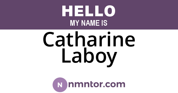 Catharine Laboy