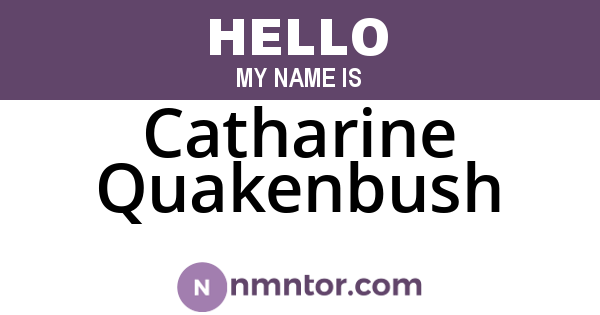 Catharine Quakenbush