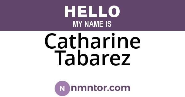Catharine Tabarez