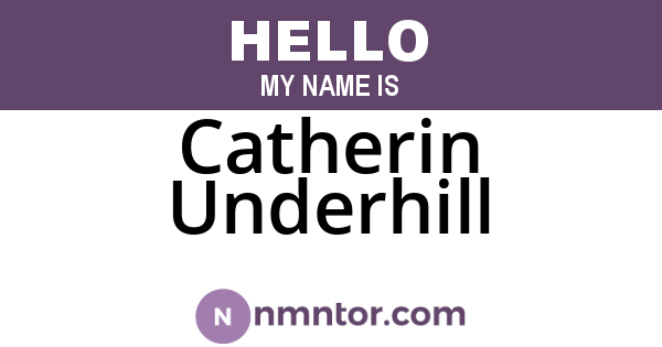 Catherin Underhill