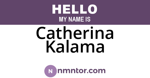 Catherina Kalama