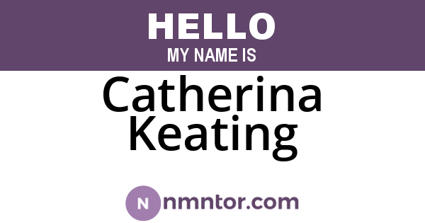 Catherina Keating