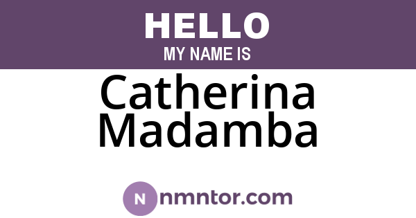 Catherina Madamba