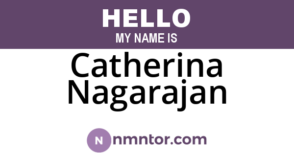 Catherina Nagarajan