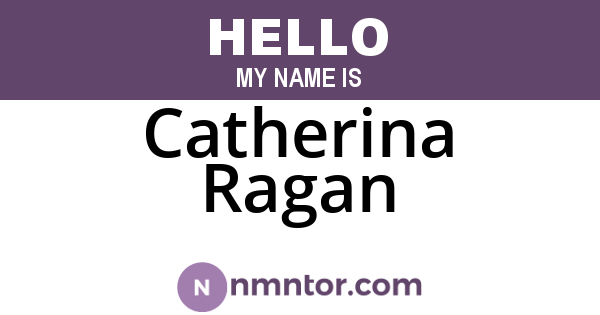 Catherina Ragan