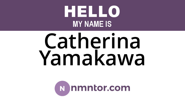 Catherina Yamakawa