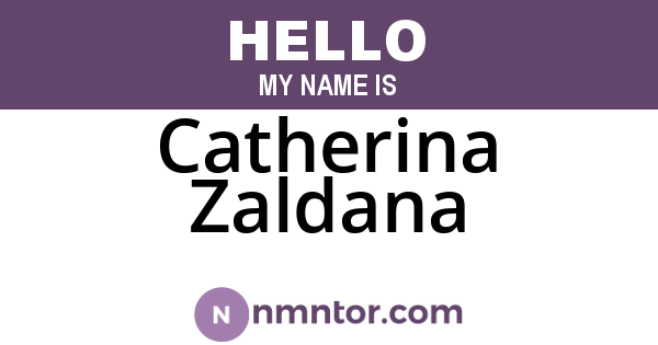 Catherina Zaldana